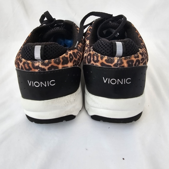 VIONIC Sneakers Low Top 335 Tourney 1st Ray Technology Cheetah Print 11 - Picture 4 of 16